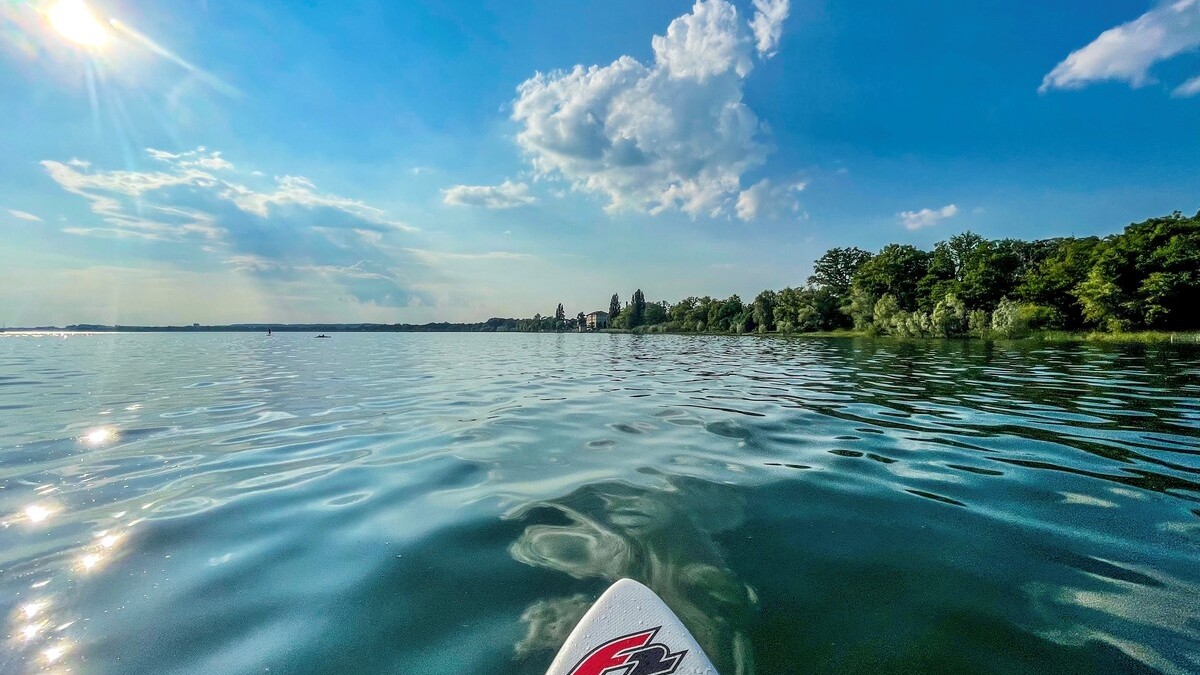 Stand Up Paddling am Bodensee